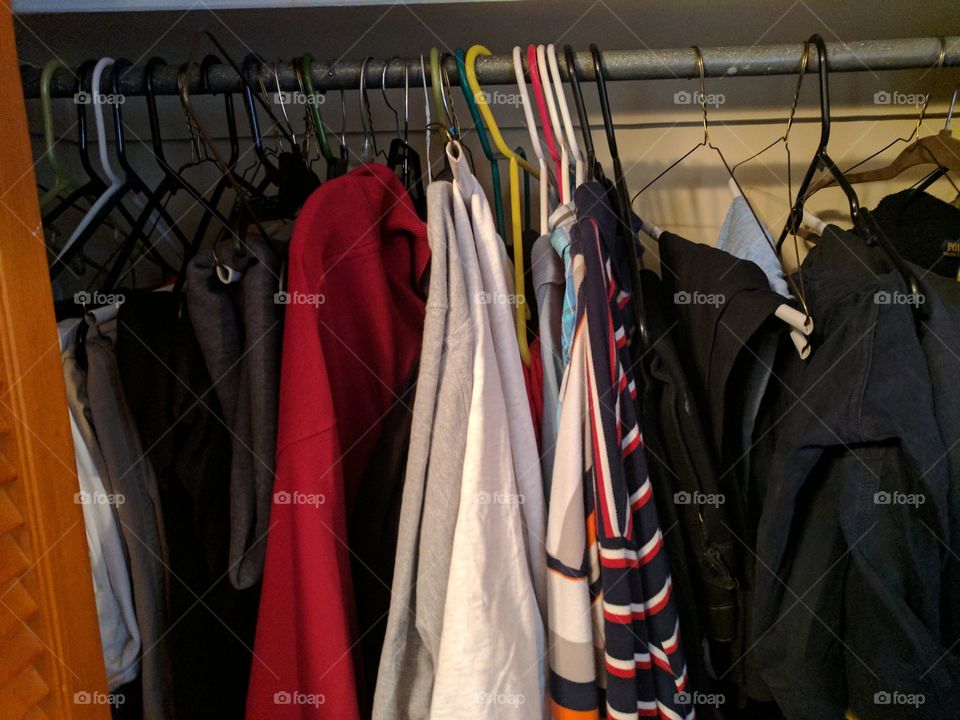 my messy closet SMH