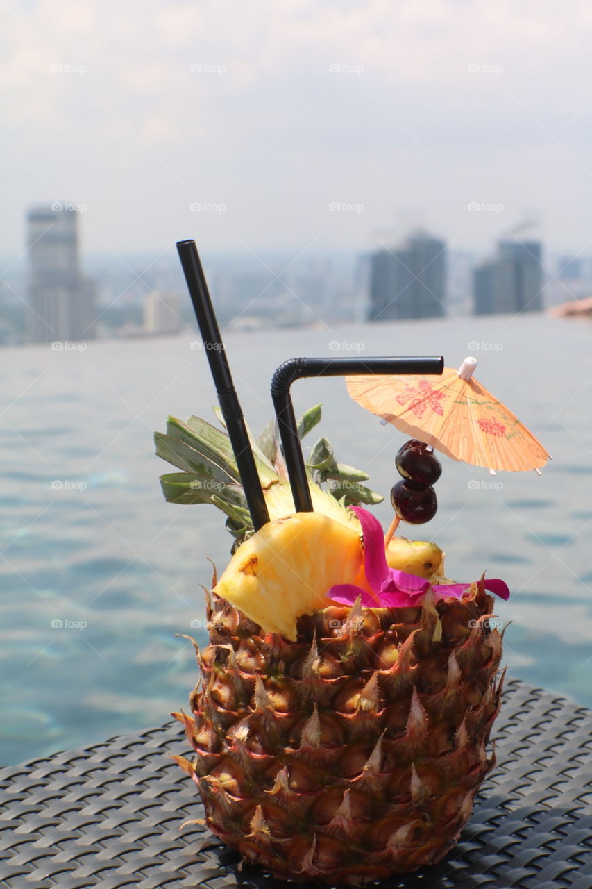 Cocktail in the sky - Singapore Marina Bay Sand
