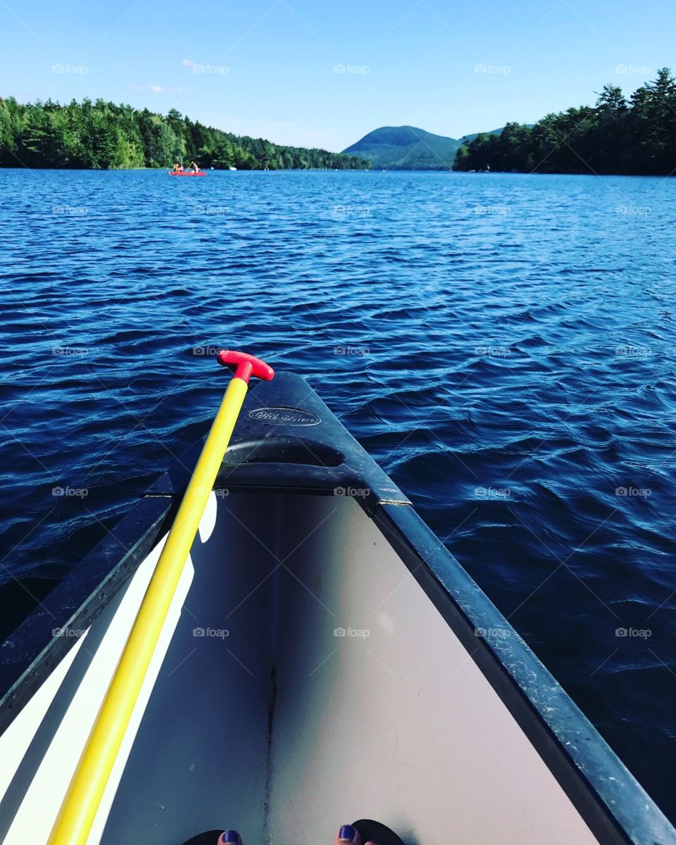 Canoeing in Maine 