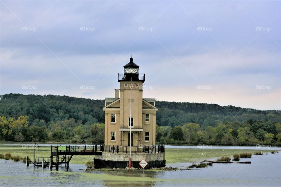 Hudson River Lighthouse, Rondout Creek, New York