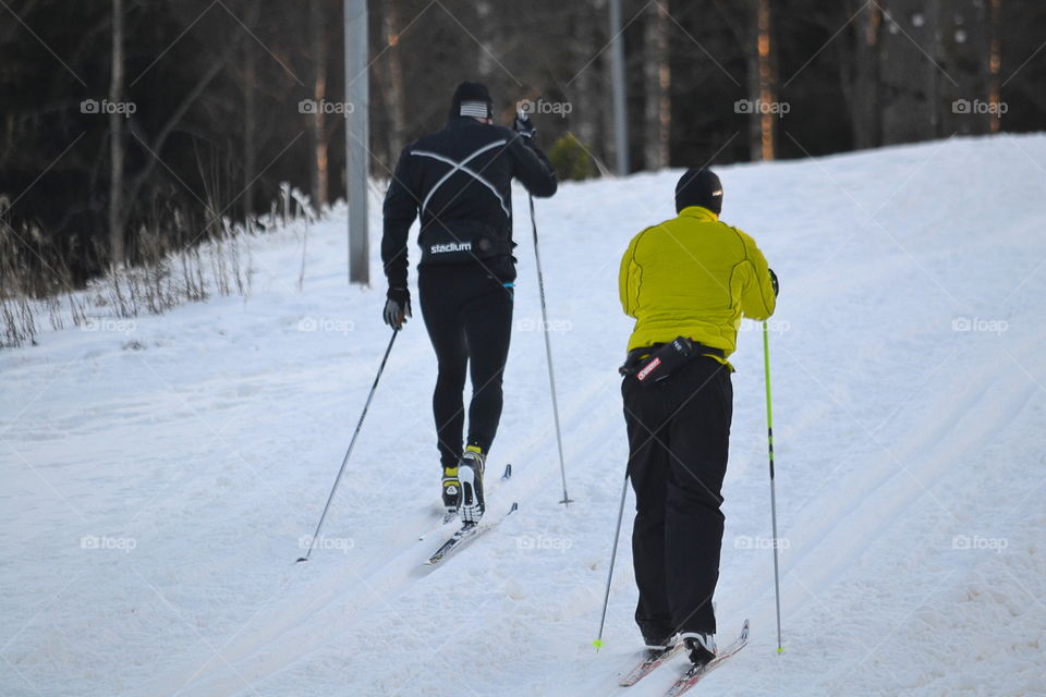 Skiing