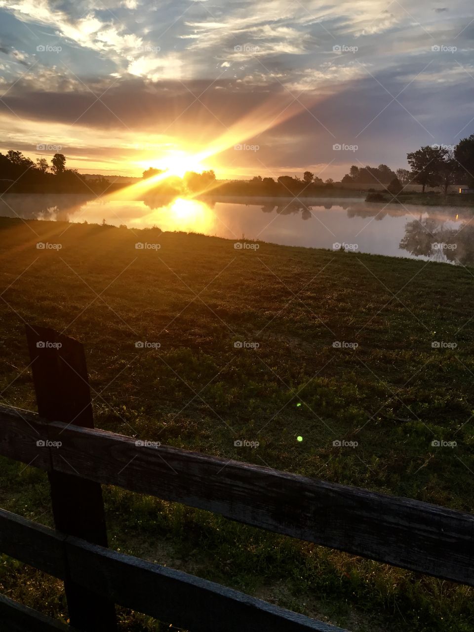 #BH Lake Sunrise- Always captured while running!