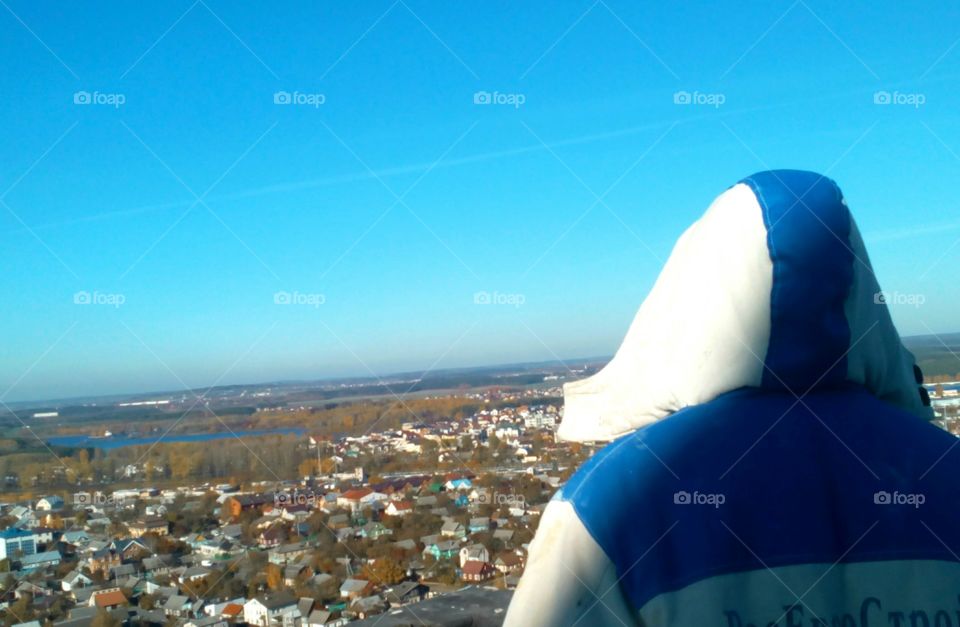 Rooftop view of the city