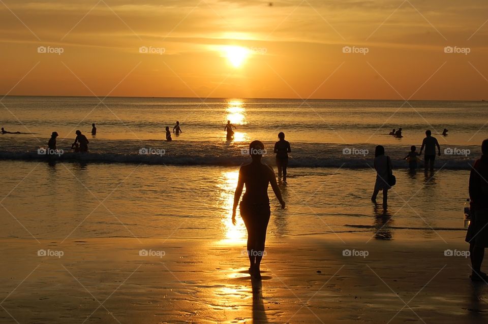 thailand nata beach sunset