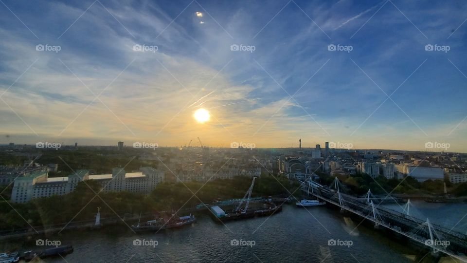 Beautiful view from London Eye :)