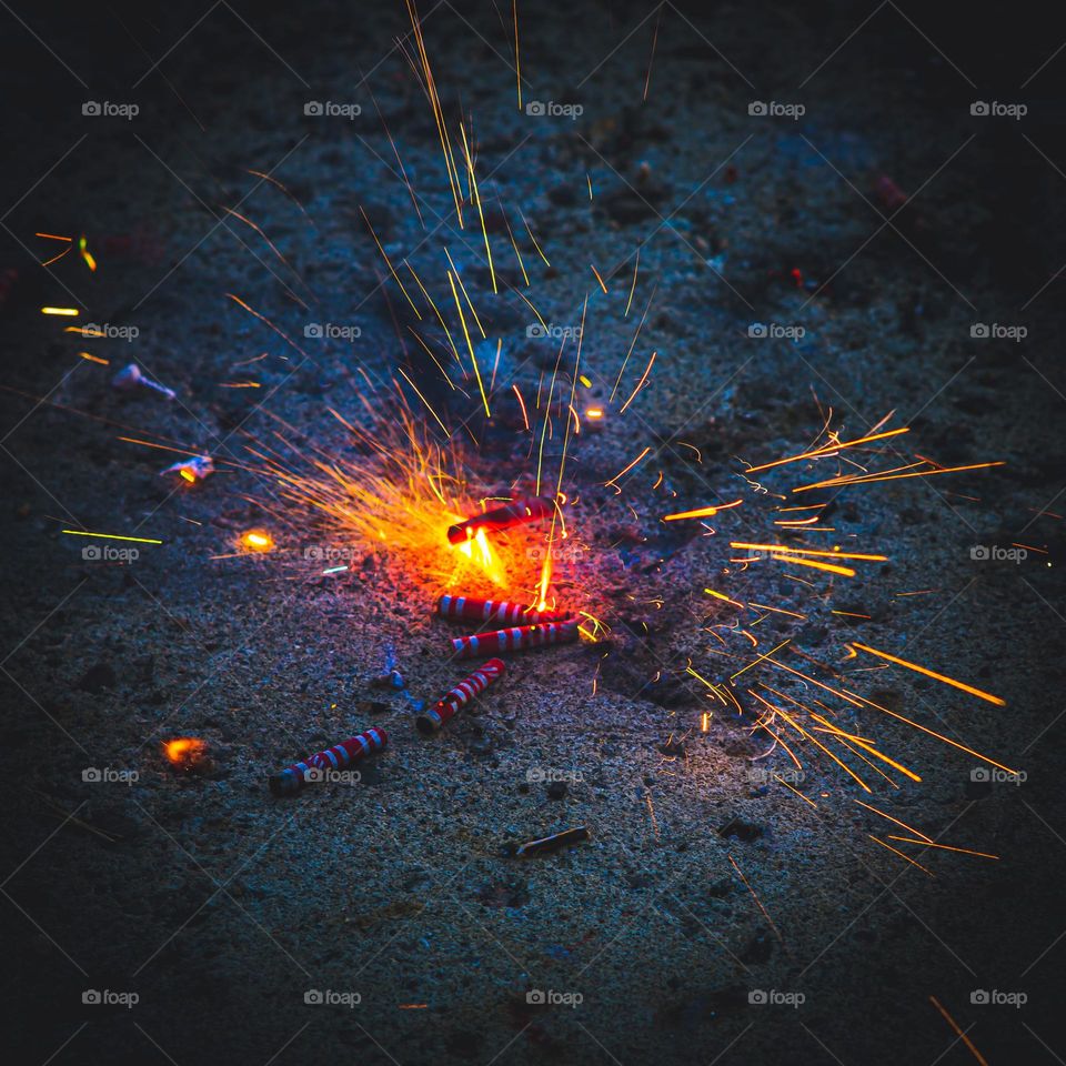 Firework popping itself