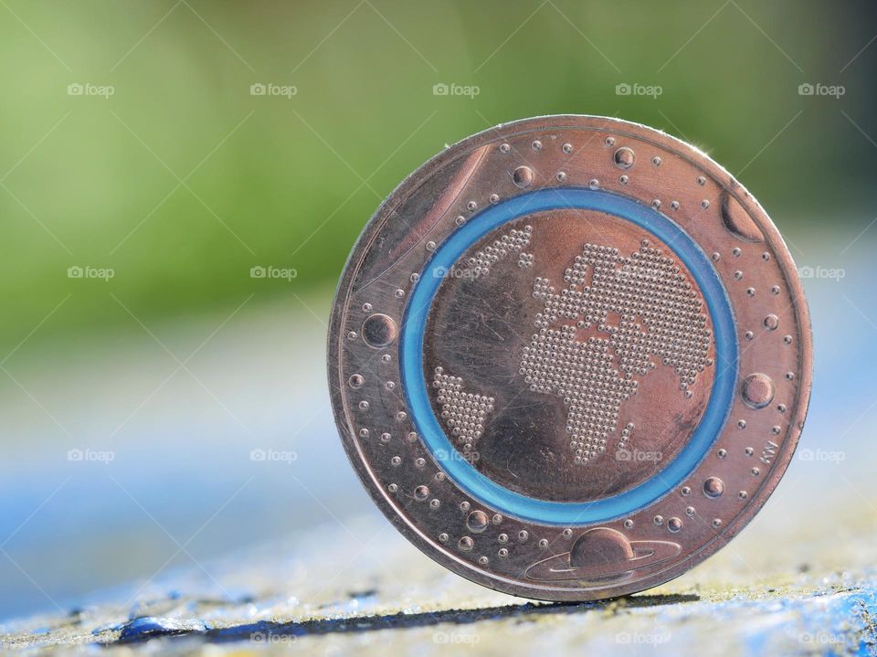 German five Euro coin