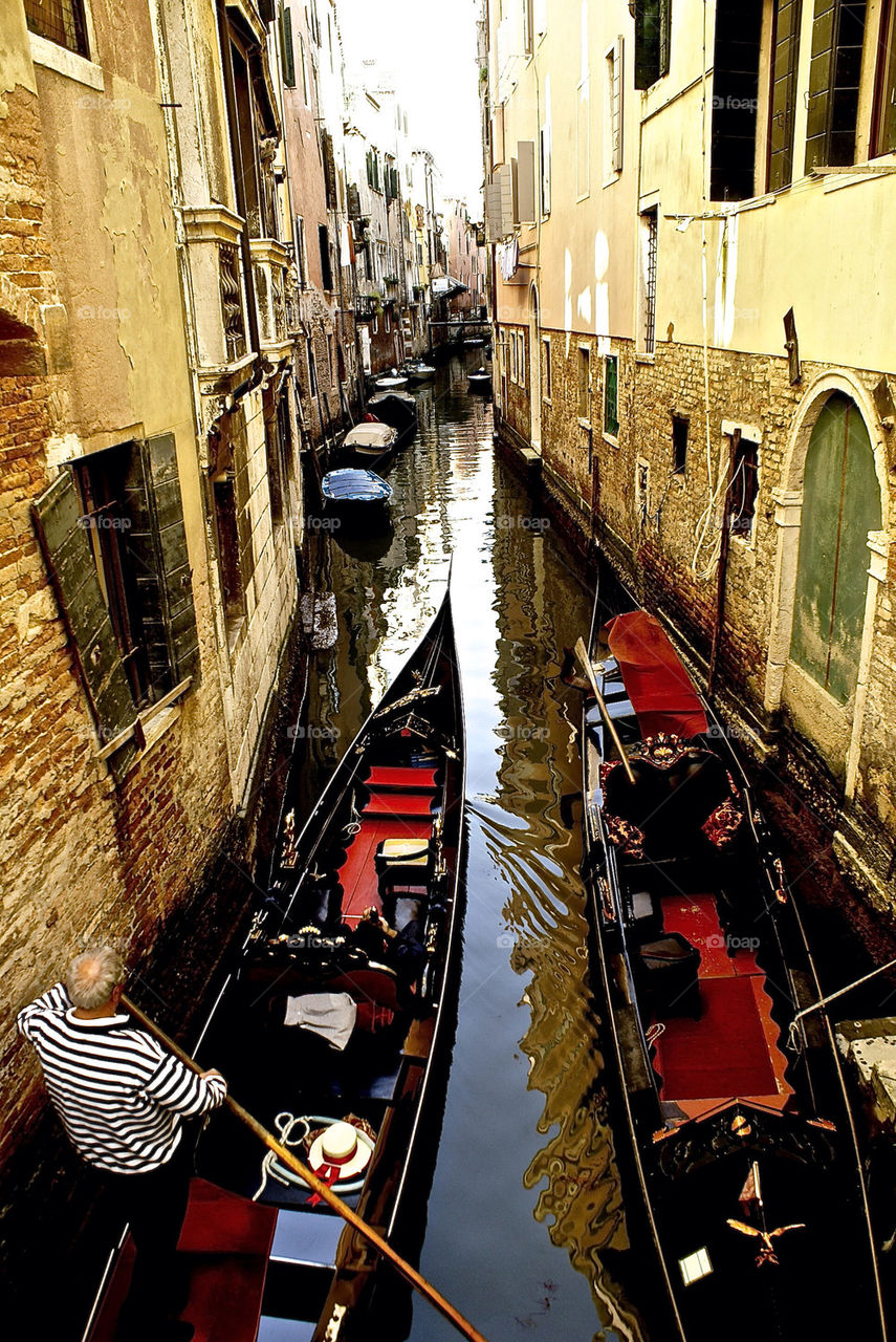 italy buildings river man by lgt41