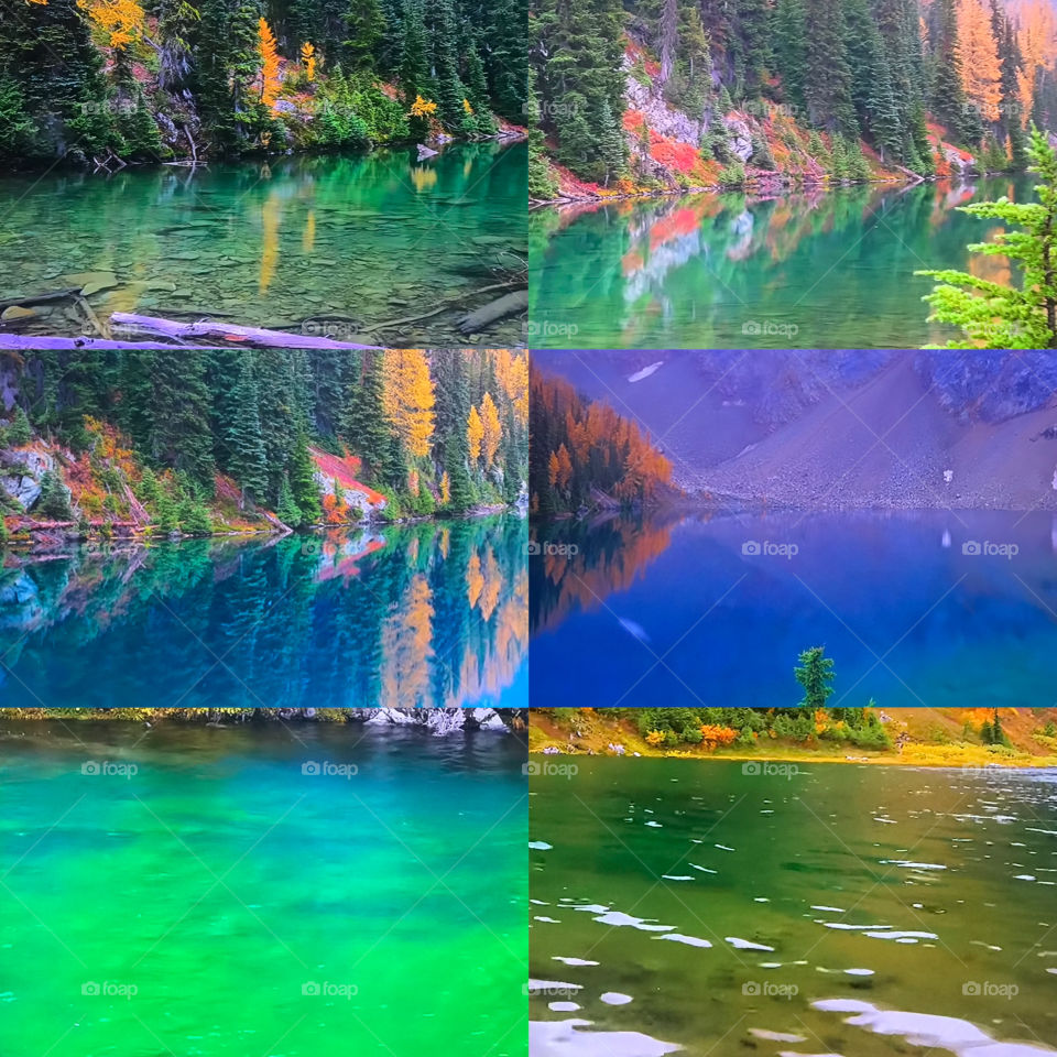 Colors of lake 
