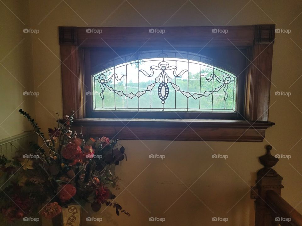 stained glass window
