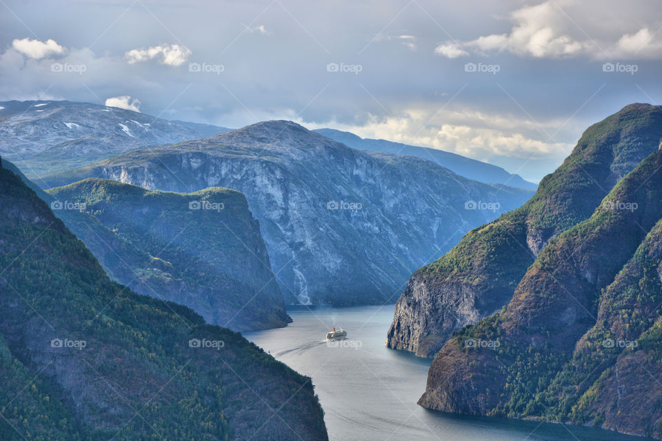 Cruise on Aurlandsfjord