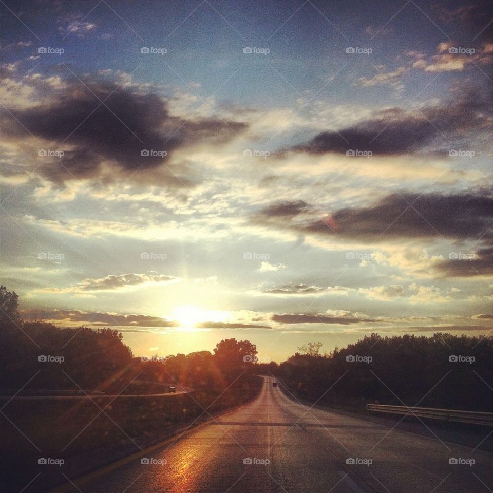 Sunset drive...