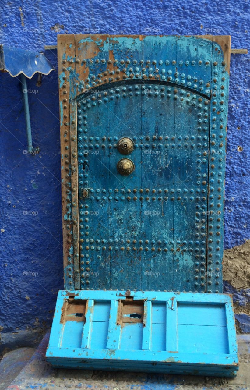 Old beautiful door