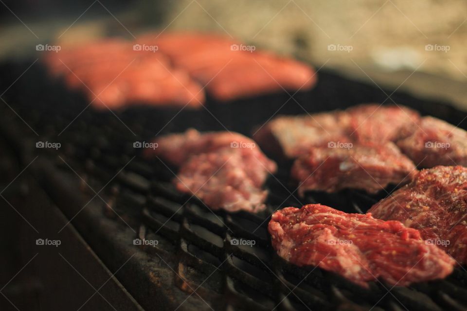 Red Meat on the BBQ