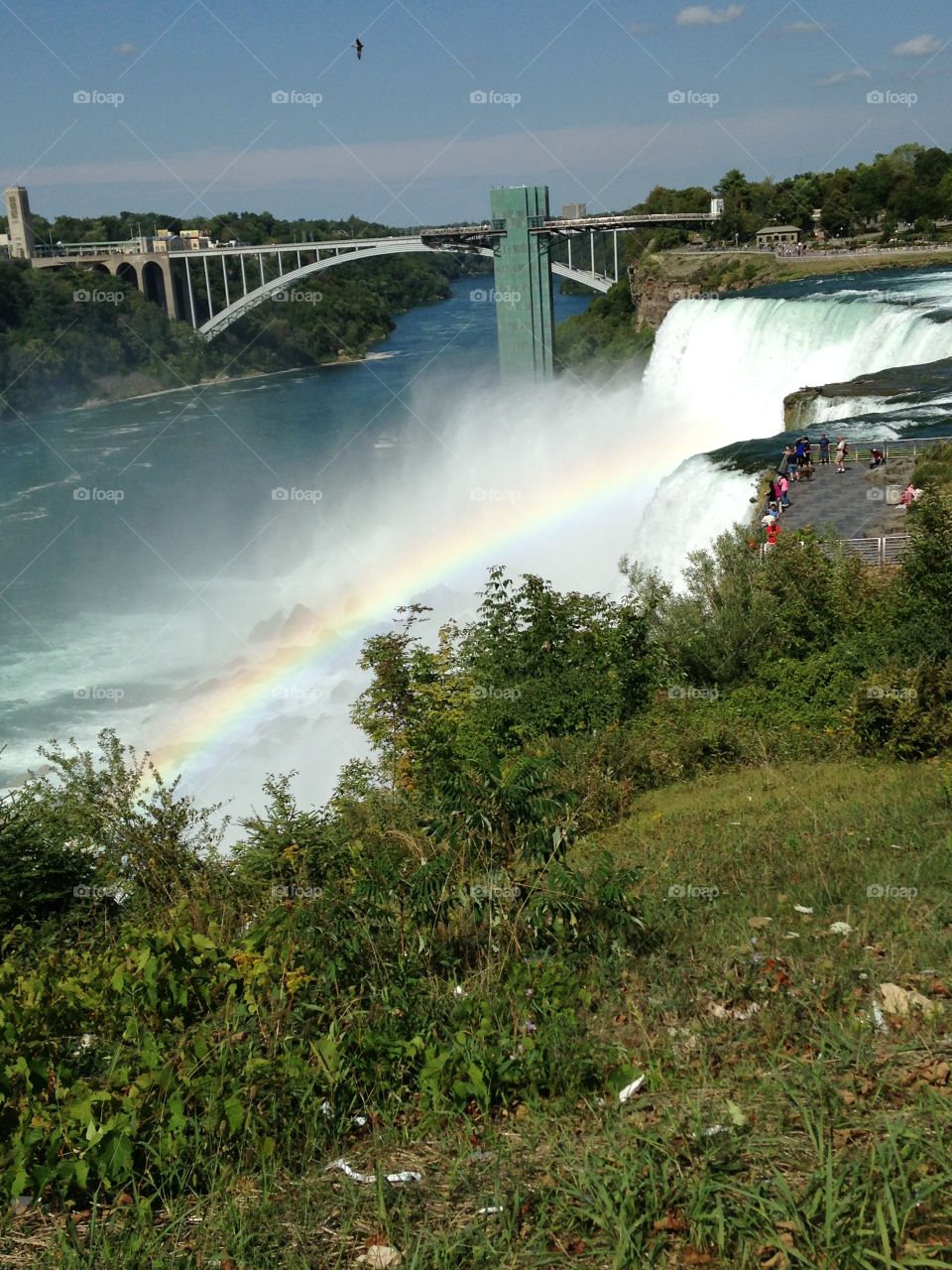 Water, No Person, Landscape, Rainbow, River