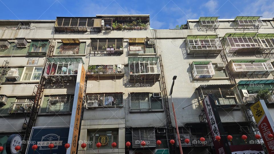 a view of Asia city  Street