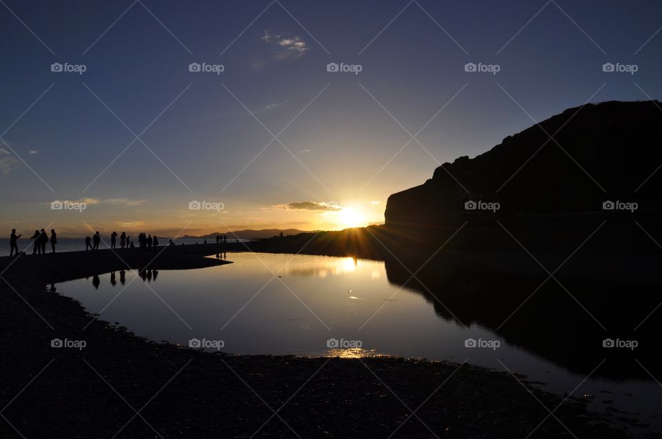 Sunset, Dawn, Water, No Person, Landscape