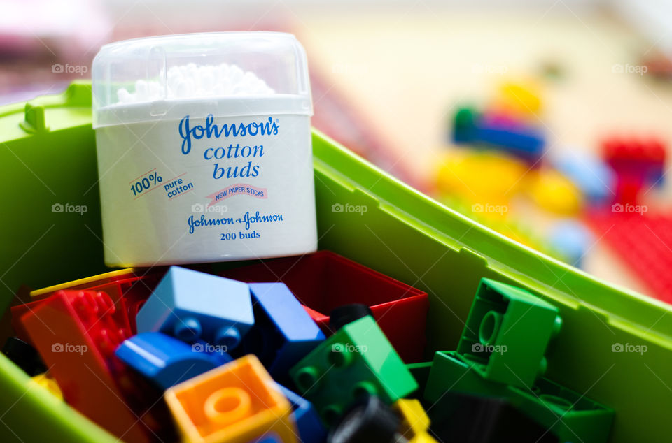 Johnson's cotton buds in toys