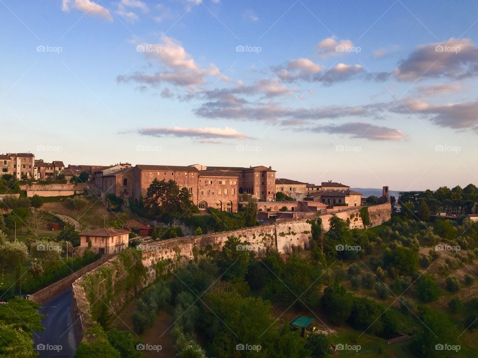 Scenic view of beautiful town