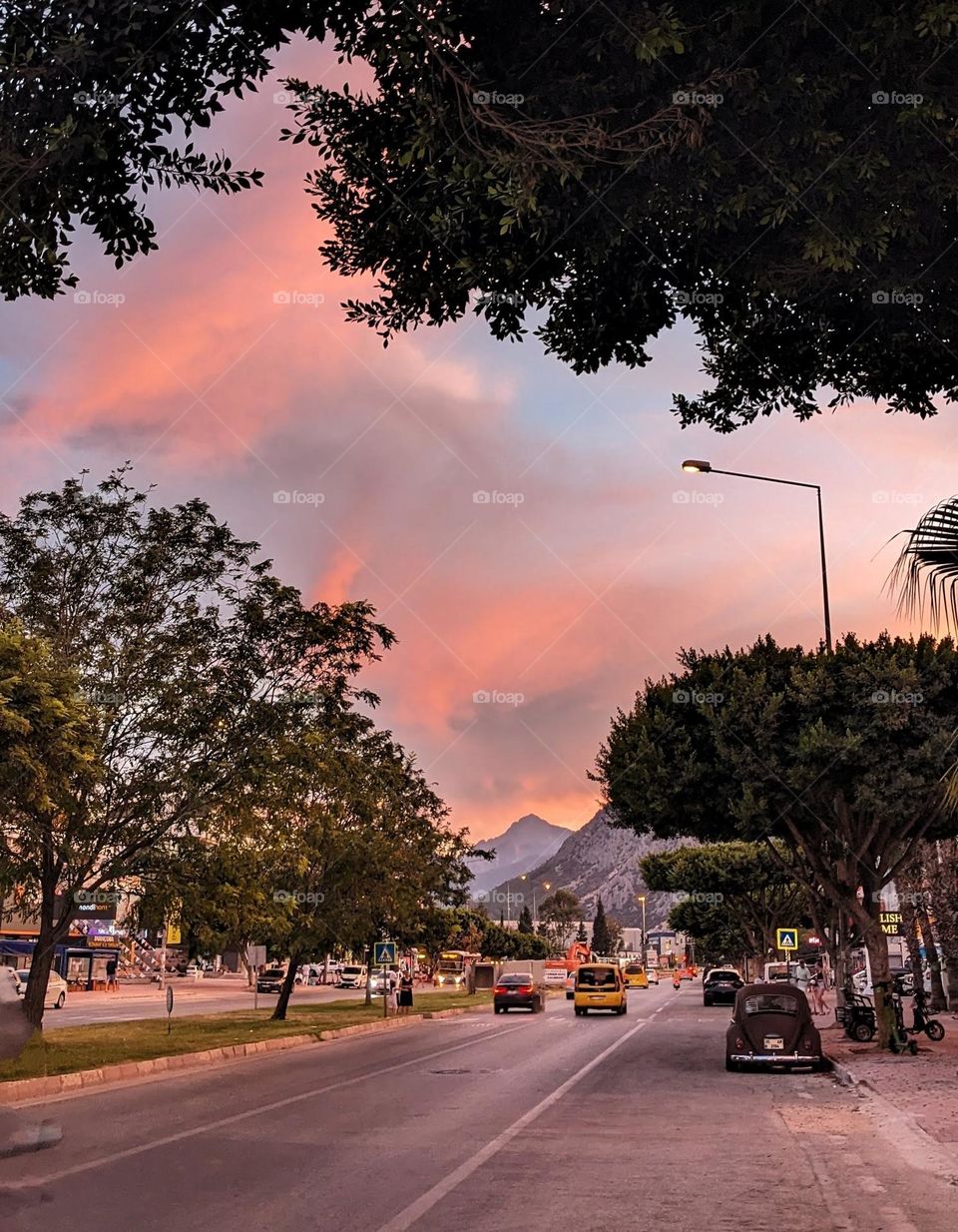 Sunset in Antalya