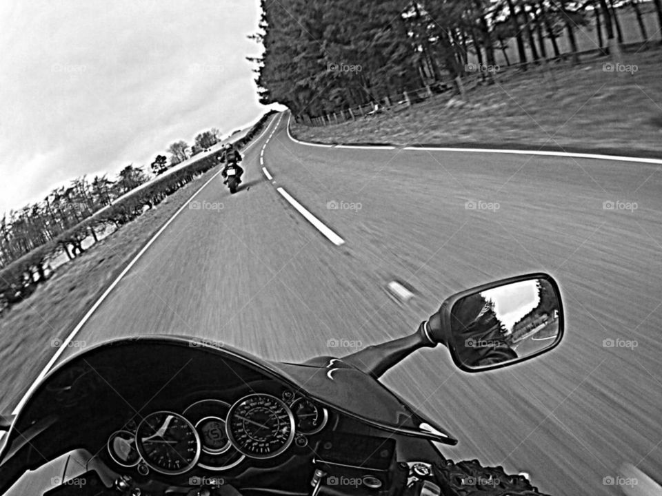 Riding the Welsh roads on motorcycles