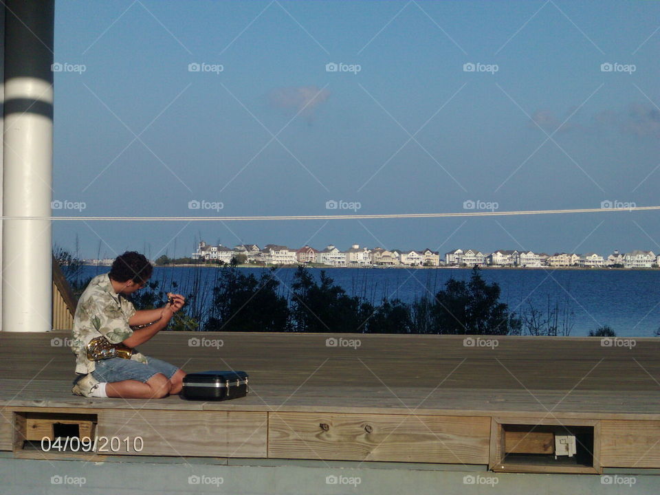 People, Sky, Outdoors, Water, Landscape