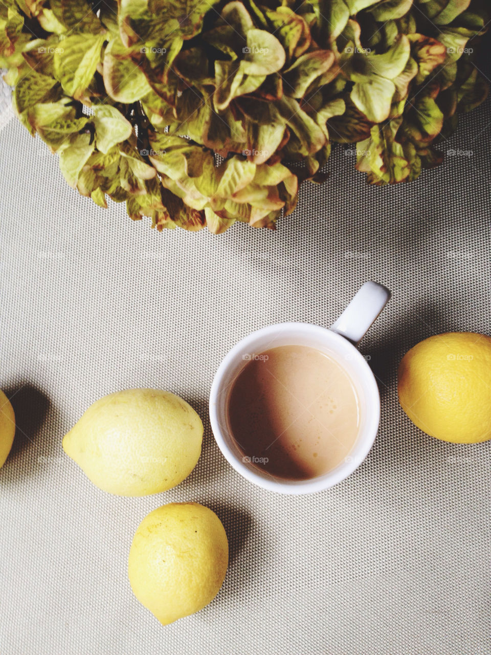 yellow coffee morning orange by irinabond
