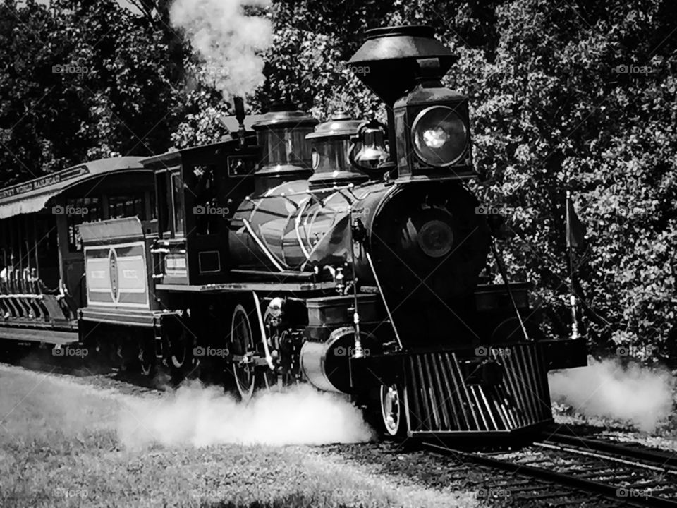 Disney World Railroad Engine 