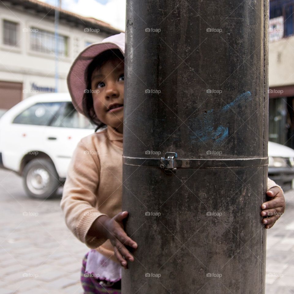 Little kid in Peru