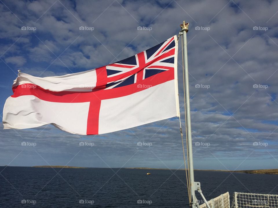 Rule Britannia . Off the port bow 