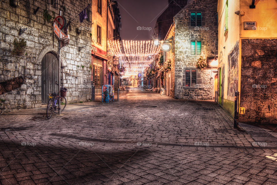 Galway at night