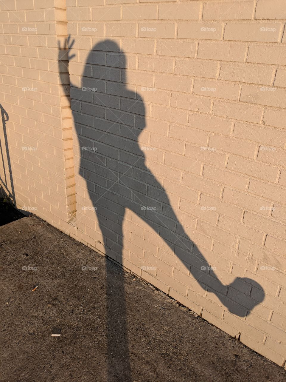 shadow on the wall