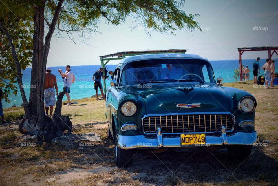 Beach life in Cuba