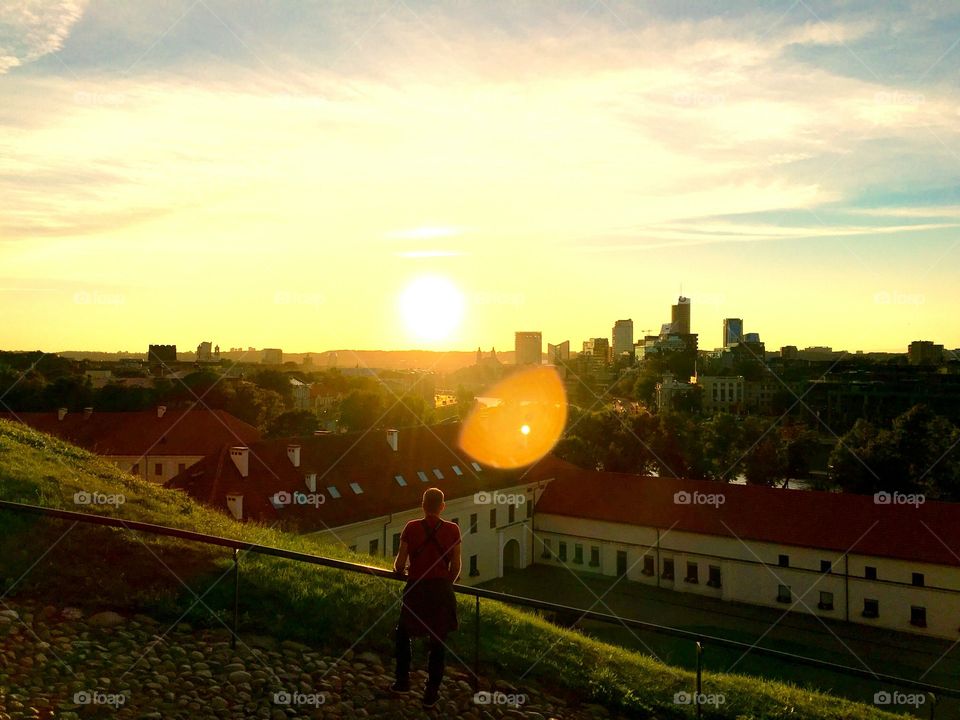 City view over Vilnius