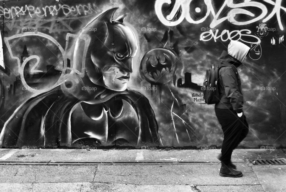 Batman graffiti