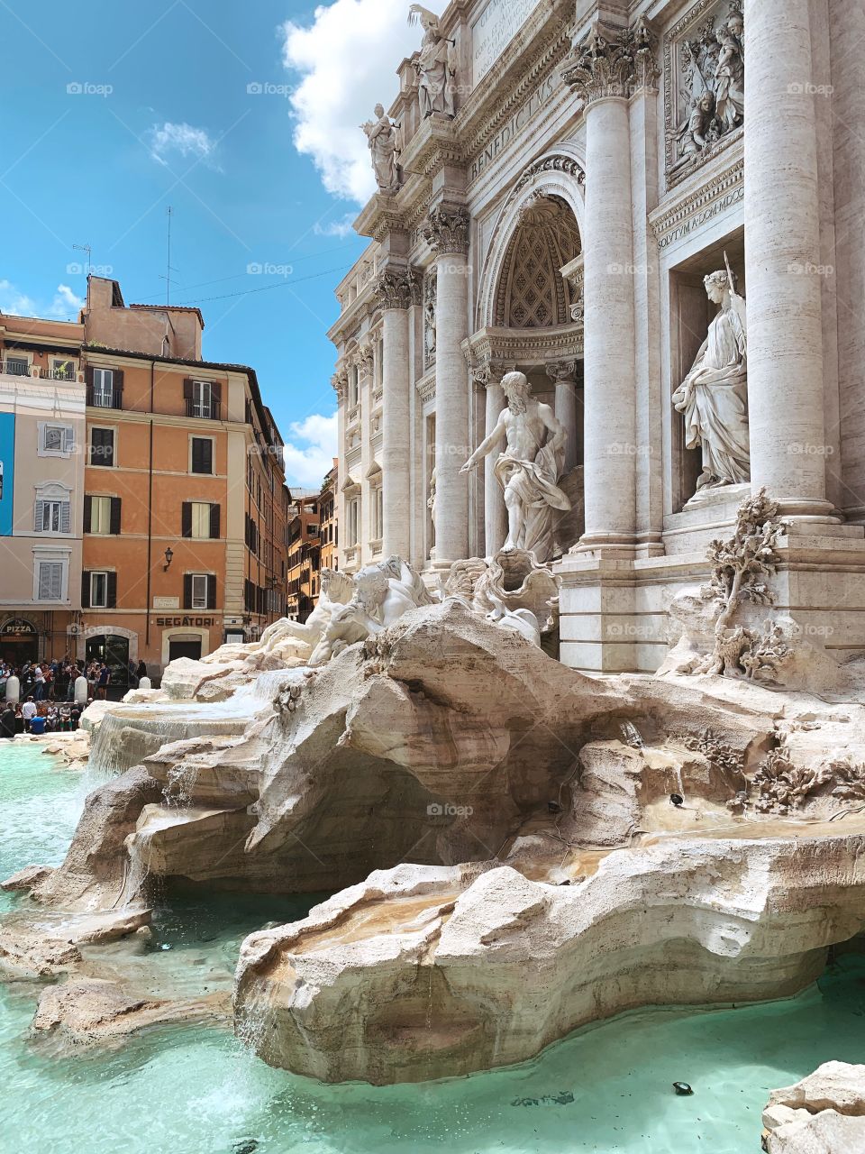 The Trevi Fountain. Rome, Italy