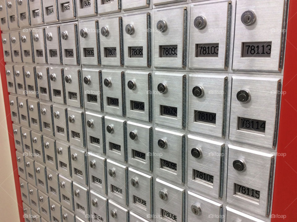 Symmetry in the mail room at the post office 
