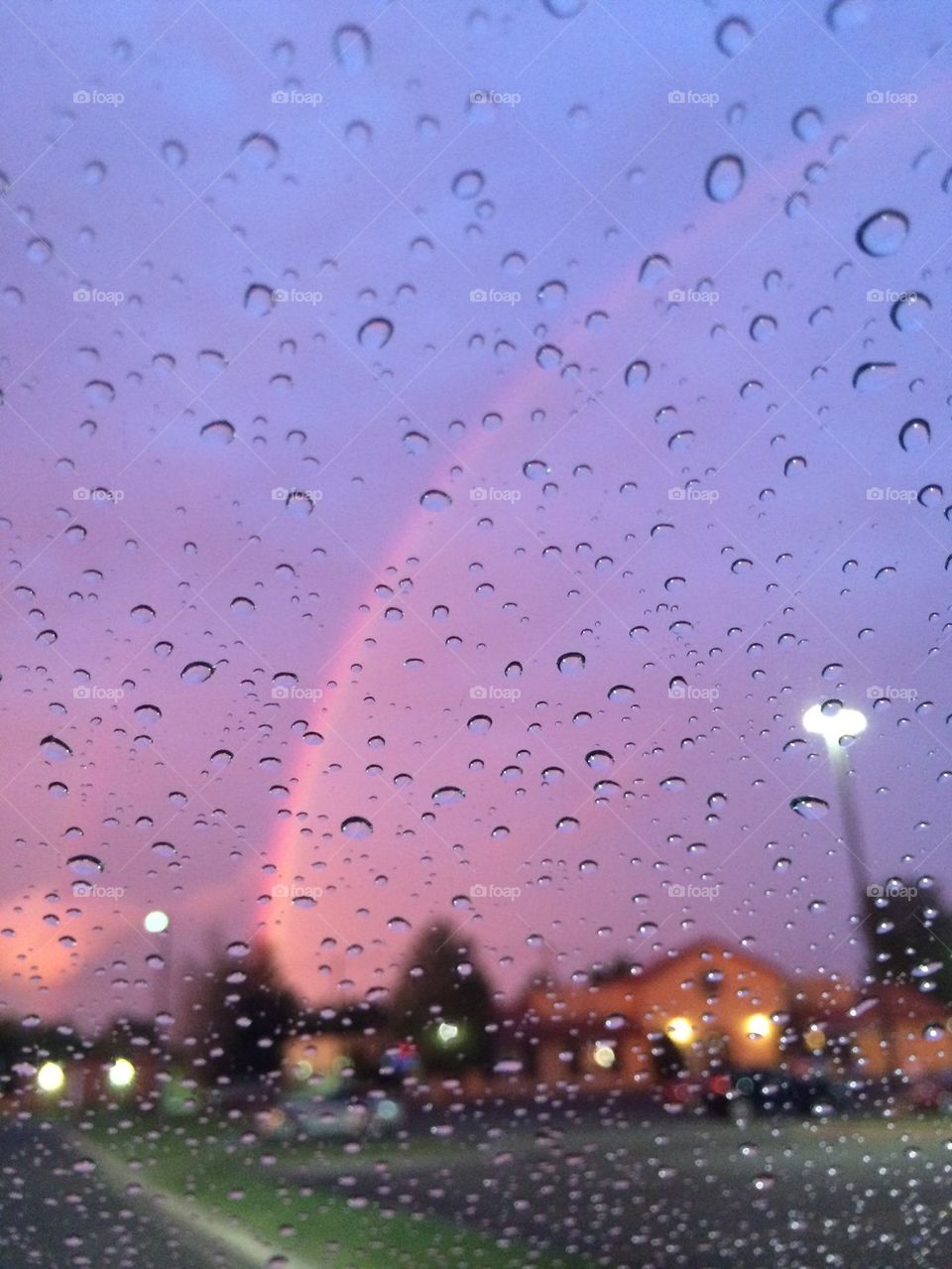 Double Rainbow in the Rain