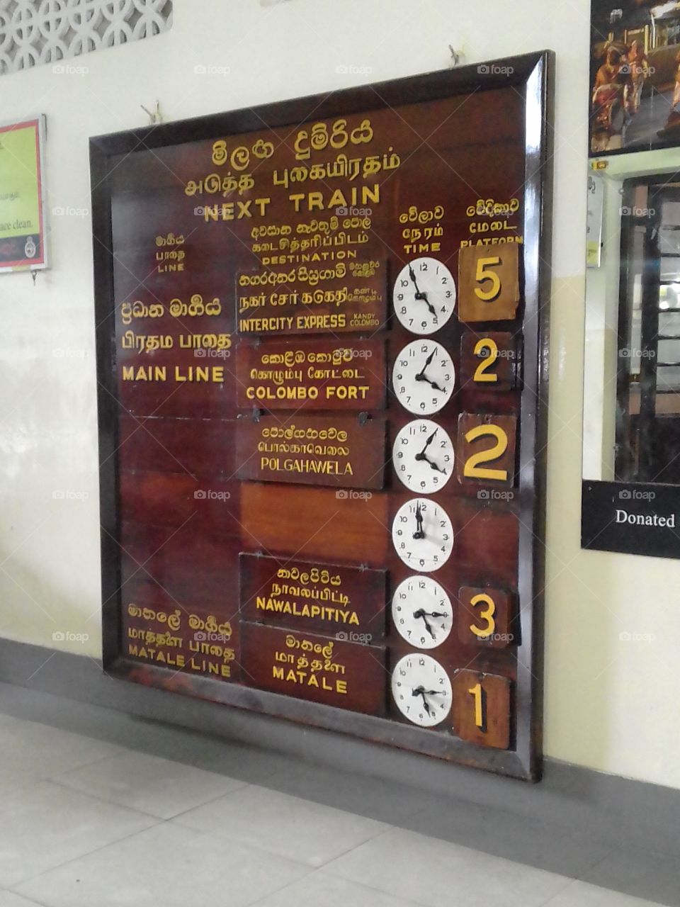 Kandy Railway Station..