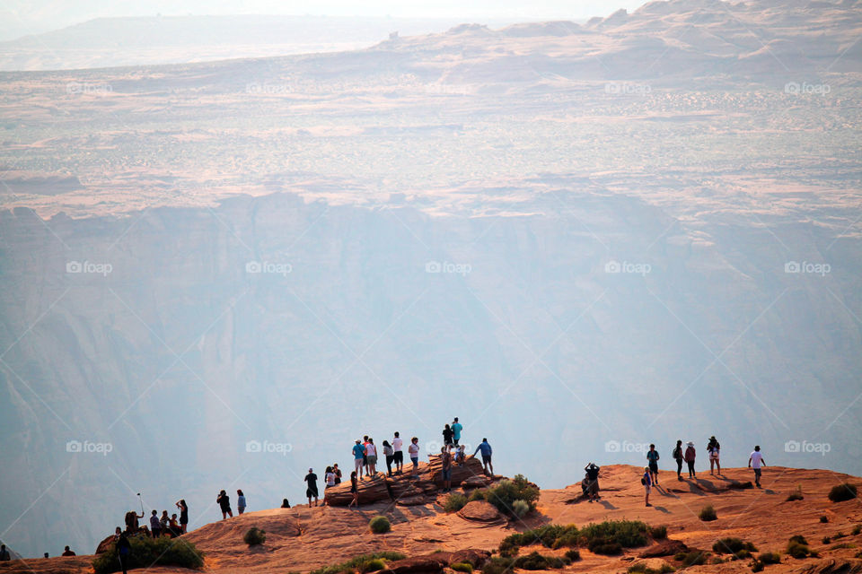 View of famous Horseshoe Bend