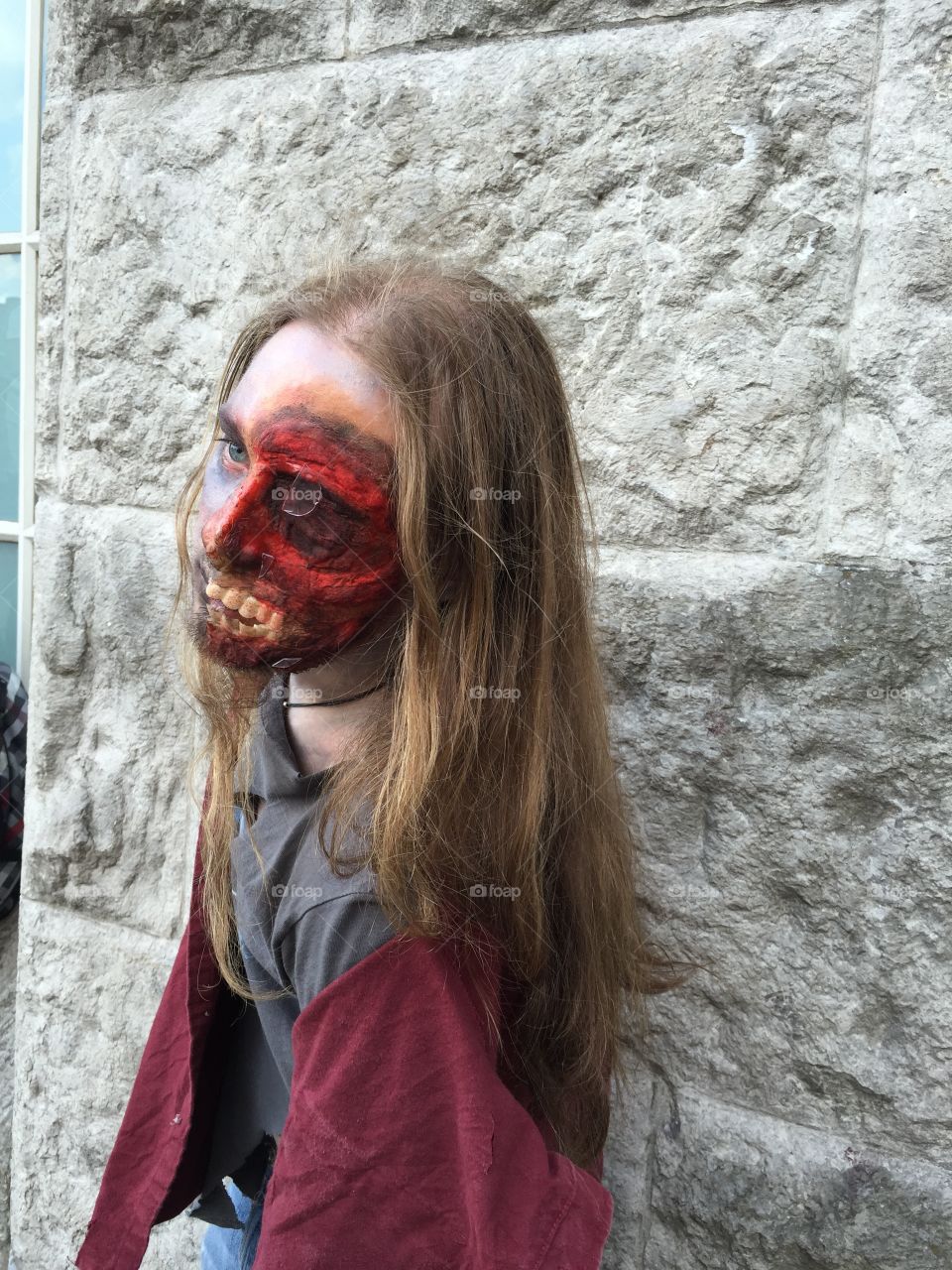 Zombie Halloween make up