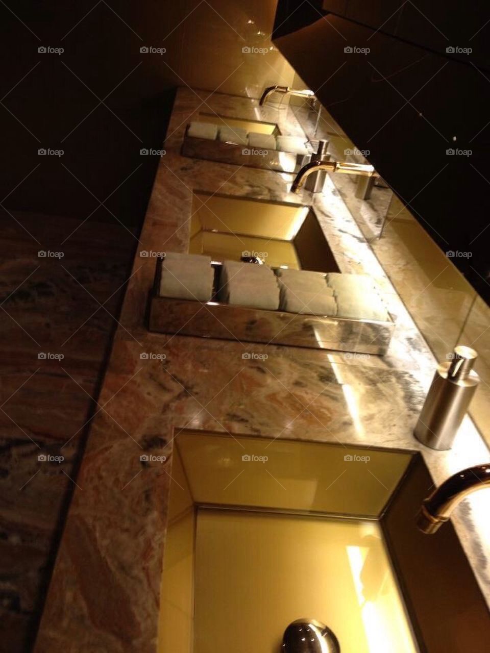 Toilet of coctail bar GOLD of D
