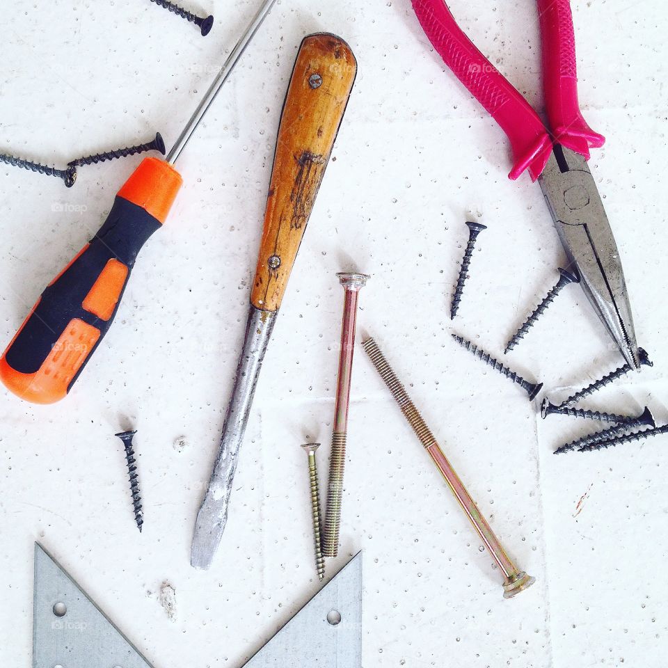 Tool, Pliers, No Person, Wood, Steel