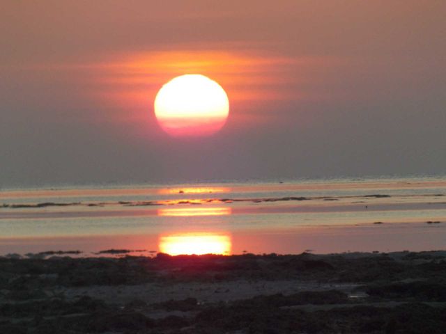 sunset at beach