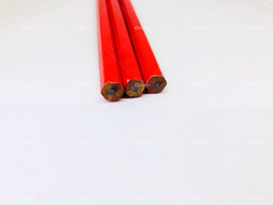 Red pencils 