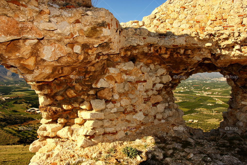 Ancient stone wall