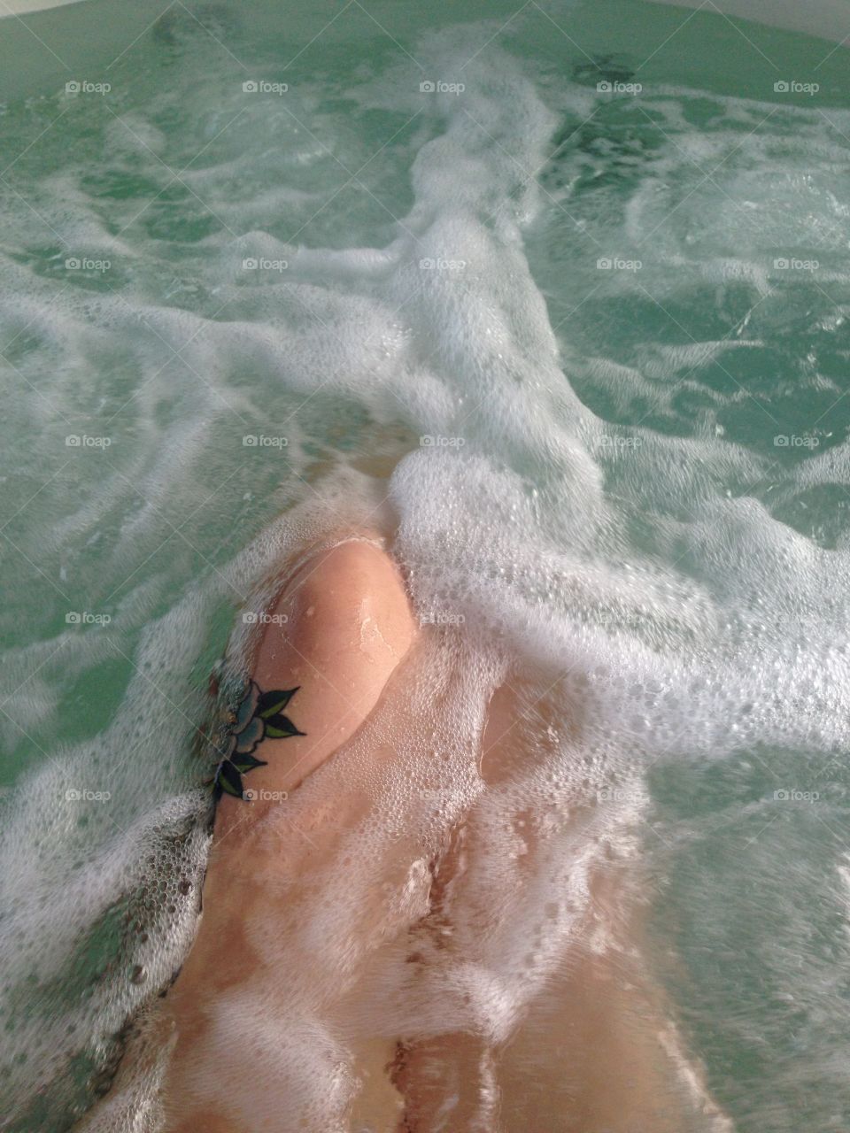 Hot tub days. 