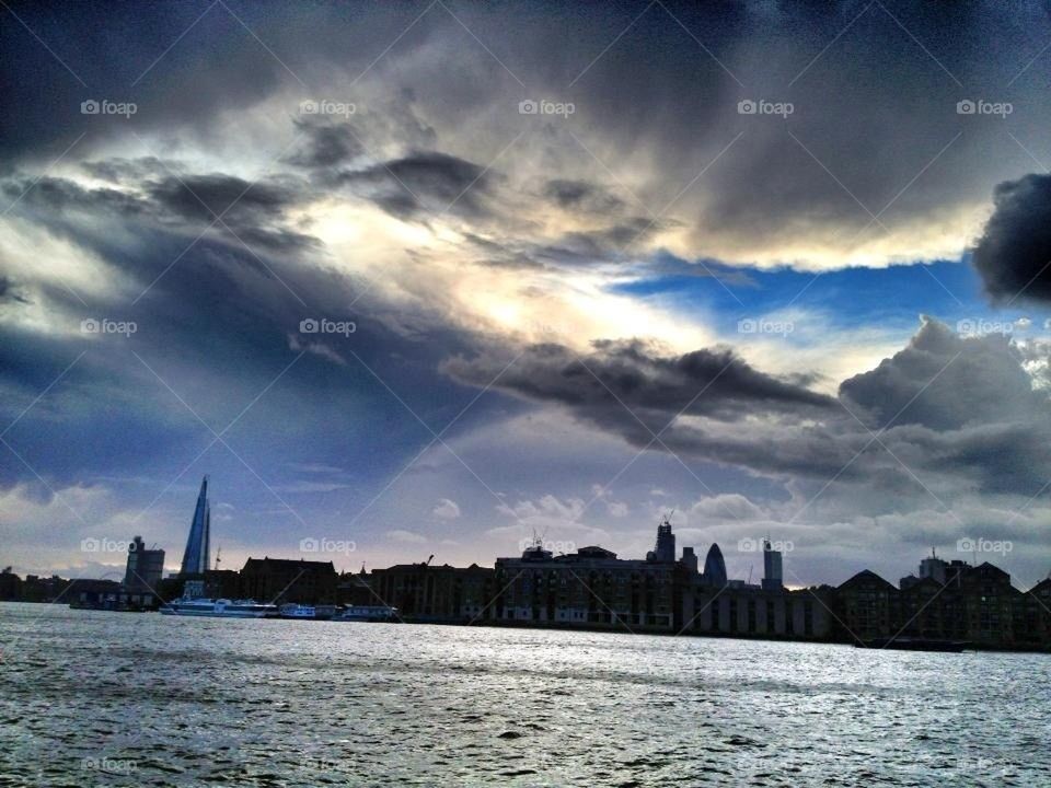 London sky