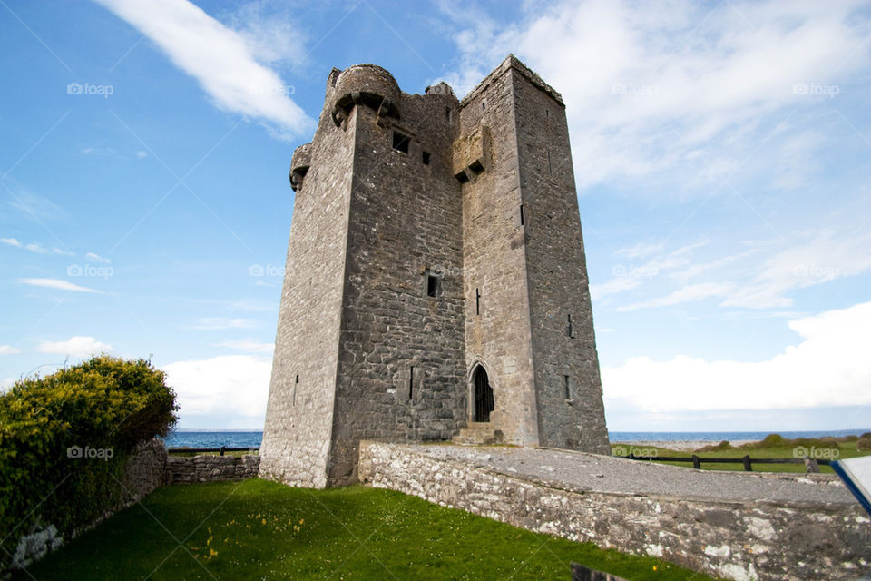 Low angle view of a castle