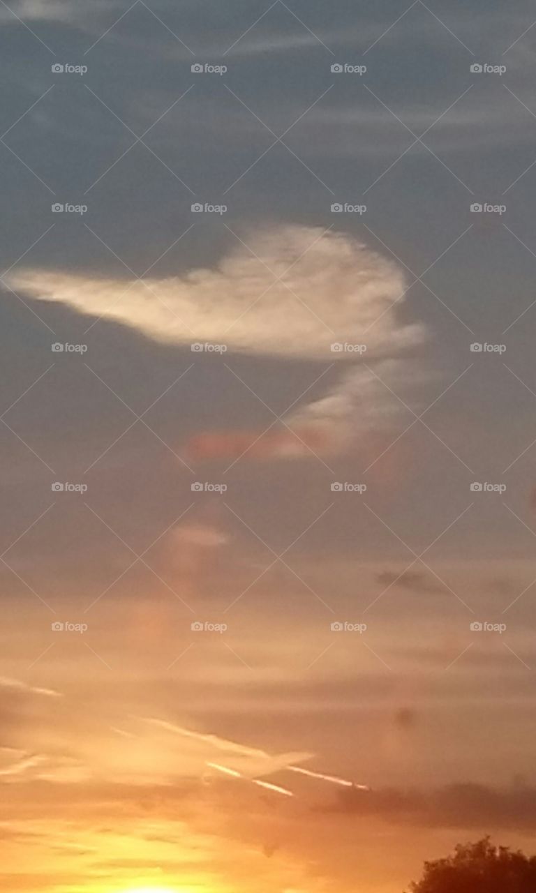 Angel Cloud. Blessings